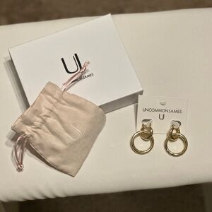 Uncommon James double hoop earrings